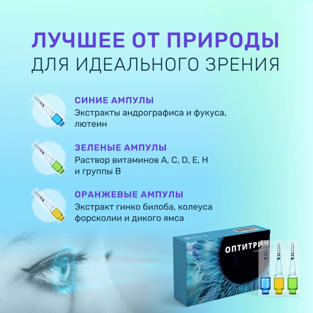 Оптитрин - комплекс для зрения